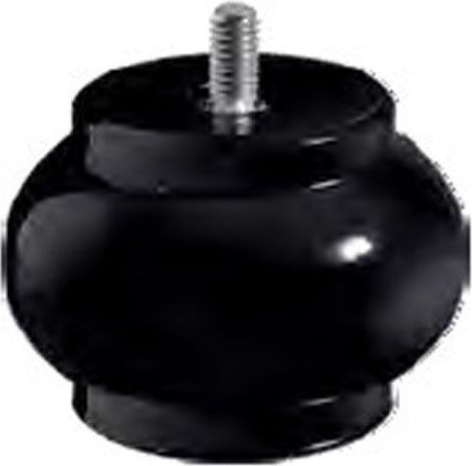 Plastic Furniture Leg Ms Ball Ca 100-06 Φ9cm Height 5.5cm Black