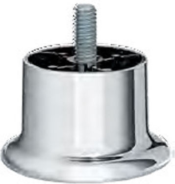 Plastic Furniture Leg Ms Eko Ca 150-01 Φ5cm Height 5cm Nickel