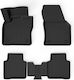 Set Față și Spate Covoare Auto 4 Bucăți Pentru Ford Edge Dacia Logan 2004-2012 Negre