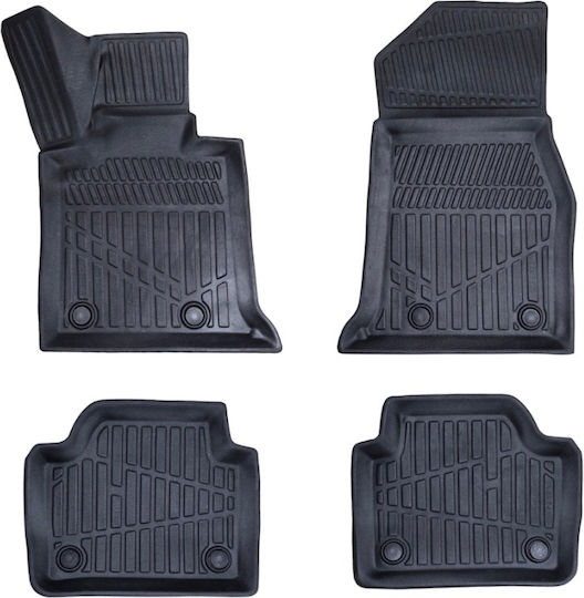 Комплект Отпред И Отзад Килими За Кола 4 Бр За BMW Серия 3 / E90 Ford Edge 2004-2012 Черни