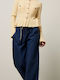 Women's Knitted Cardigan Butter Yellow