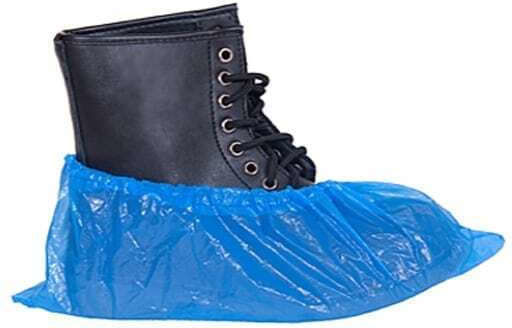 Einweg-Schuhüberzüge in Blau Farbe 100 Stück