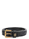 Kensington Leder Damen Gürtel Schwarz