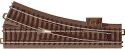 Trix 1x62612 Gauge H0 Right Turnout 188,3 Mm 7-13/32" R2=437 5mm 17-7/32" Curve 24.3° Trix 1x62612 Gauge H0 Right Turnout 188,3 Mm 7-13/32" R2=437 5mm 17-7/32" Curve 24.3°