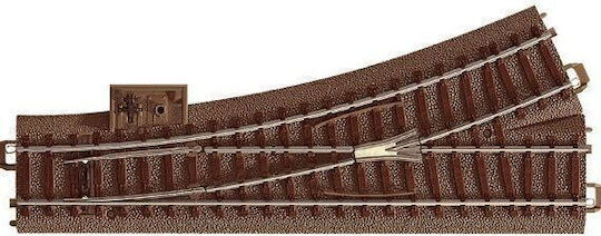 Trix 1×62612 Gauge H0 Left Turnout 188,3 Mm 7-13/32″ R2=437 5mm 17-7/32″ Curve 24.3°