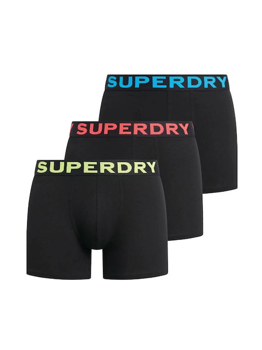 Superdry Ανδρικά Μποξεράκια Πολύχρωμα 3Pack