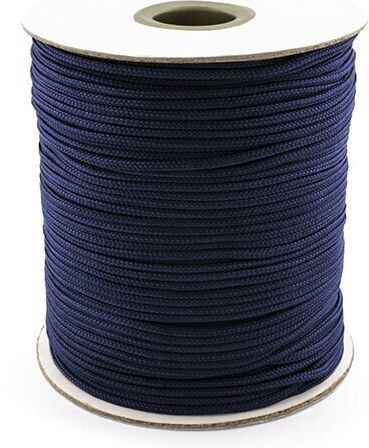Jade Laces 2mm 100m Dark Blue