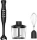 COOK-IT Blender de Mână cu Tijă din Plastic 350W Negru