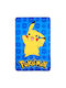 Carbotex Fleece Kinderdecke Pokémon Blau 150x100cm