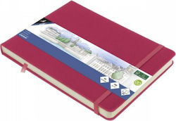 Sketchbook A5 Landscape Ruby 140gr 160 Pages El...