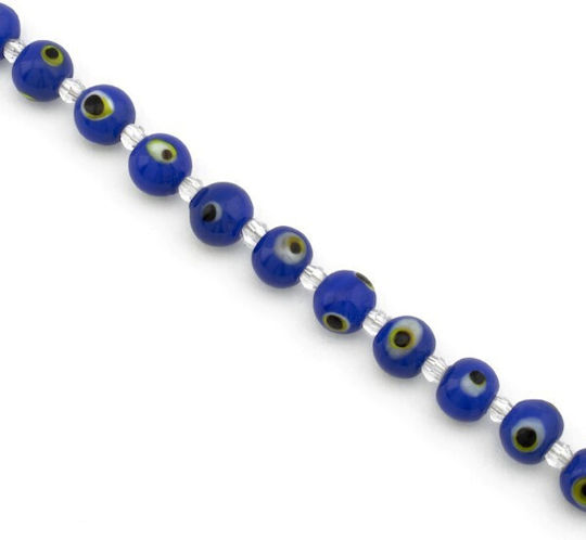 Γυαλινο Ματι Στρογγυλο 10mm/~ø2mm 25τεμ/κορ Μωβ