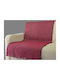 Homeline Next 6039 Ριχτάρι Πολυθρόνας Chenille 180x170εκ. Κόκκινο