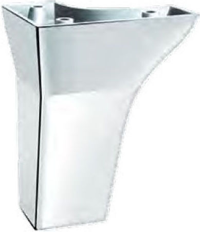 Dreamwell Plastic Furniture Leg 10x10x12cm Silver