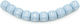 Diva Silicone Chewing Cube 12mm 10pcs/strand Blue