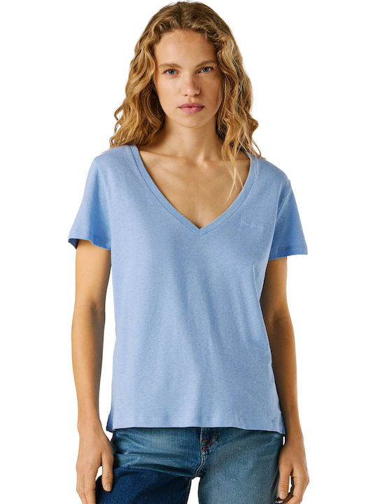 Pepe Jeans 'megan' Γυναικεία Μπλούζα Bay Blue