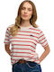 Heritage Γυναικεία Μπλούζα Βαμβακερή Ριγέ H2g/red Stripe