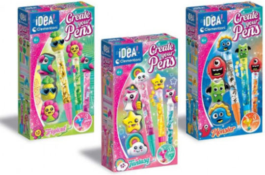 Clementoni Construction Toy Create Your Pens For Children 6+ Years (Various Designs) 1pc
