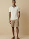 Polo Men's Blouse Short Sleeve Offwhite Gray 16031703 824