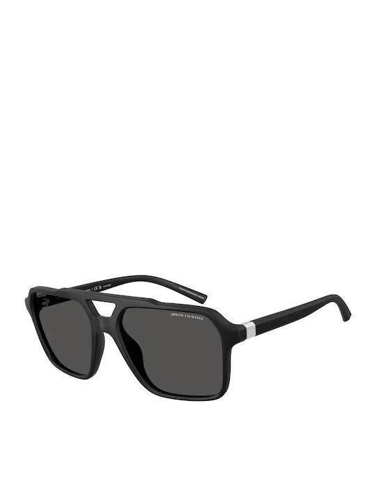 Armani Exchange Мъжки Слънчеви Очила с Черна Пл...
