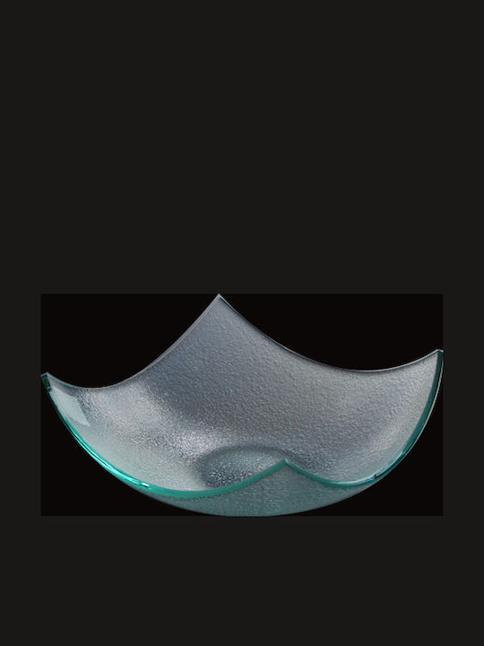 Raki Dekorative Schale Glas Transparente 25x25cm