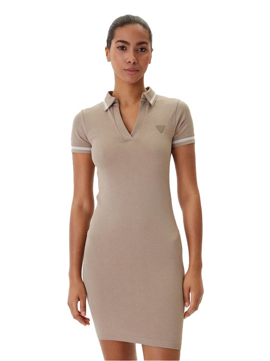 Guess Summer Mini Dress Beige