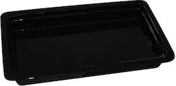 Gastronorm Buffet Tray Culinaro Porcelain Gn 1/4-60 265x162x60mm 1.1lt Black