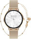 MaxCom FW28 Selen Stainless Steel Smartwatch με SIM και Παλμογράφο (Χρυσό)