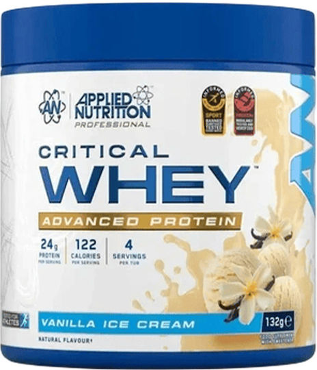 Applied Nutrition Critical Whey Whey Protein Gluten Free with Vanilla Ice Cream Flavor 132g