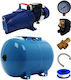 Kit Hidrofor 24 L Alpin Profi Jet100l Pompă de Apă 1500 W 55 L Min Debit 45 M Aspirație 9 M Sistem Complet Premium Cobi Smart