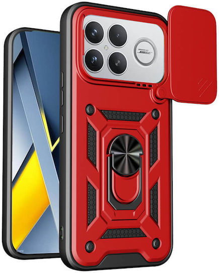 Bodycell Slide Cover Back Cover Κόκκινο (Poco F8 Pro)