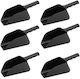 Set 6 Polycarbonat-Getränkebecher 750ml 17,5x11xh8cm Schwarz