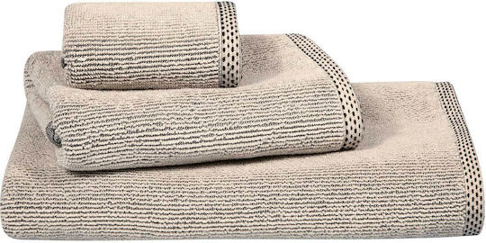 Greenwich Polo Club Set of Bath Towels 3 pcs Cozy Black Weight 480gr/m²