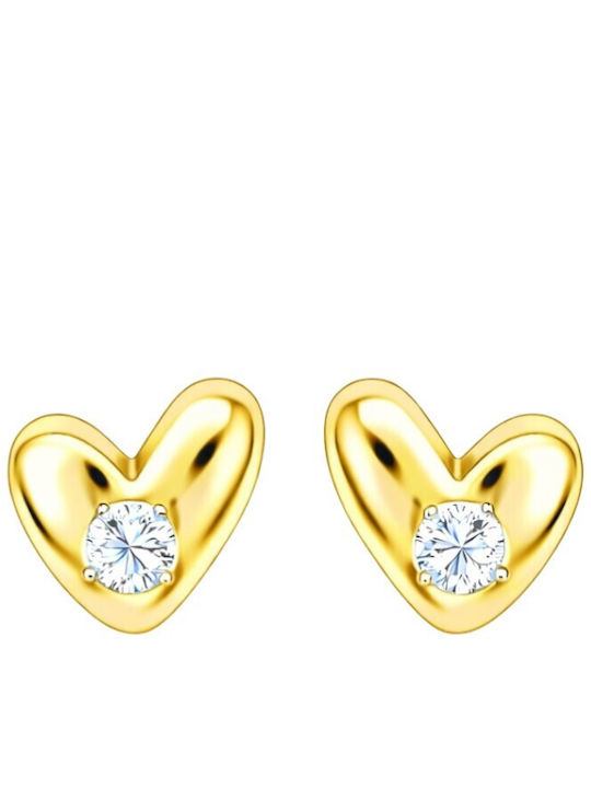 Xryseio Earrings Silver Gold Plated with Stones