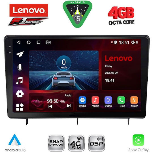 Lenovo Ηχοσύστημα Αυτοκινήτου για Honda Civic 2022-2026 (Bluetooth/USB/WiFi/GPS/Apple-Carplay/Android-Auto) με Οθόνη Αφής 10"