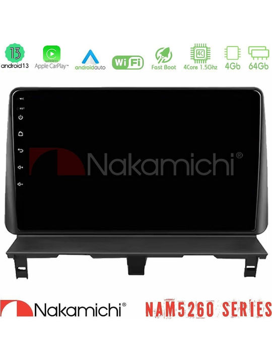 Nakamichi Car Audio System for Peugeot Partner Citroen Berlingo 2002-2008 Bluetooth USB AUX WiFi GPS Apple CarPlay Android Auto with 9" Touch Screen