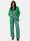 Women's High Rise Pantaloons Green Atlantis