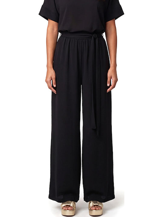 Moutaki Women's Pantaloons with Rubber Band Black Moutaki Women's Pantaloons with Rubber Band Black