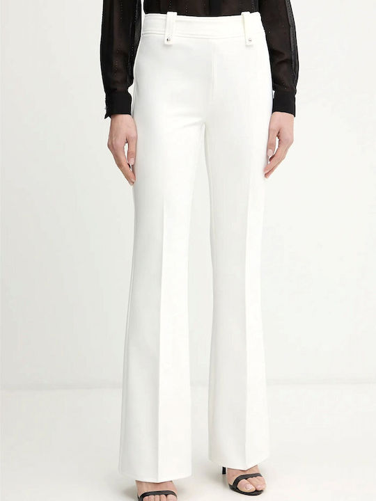 Damen Stoffhose in Ecru