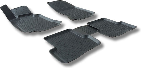 Car Mats Rubber Deep Sides Compatible Mercedes W205 C Class 2015-2021