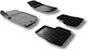 Autopataki Rubber Car Mats Raised Sides Compatible with Peugeot 207