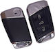 Συμβατό Κέλυφος Κλειδιού Αυτοκινήτου Group Vag Smartkey 3 Κουμπιά Λάμα Hu66 1545-fwk