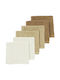 Meyco Beige Shoulder Burp Cloths 30x30cm 6 Pieces