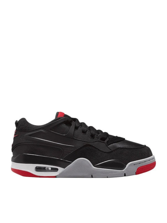Jordan Air Jordan 4 Παιδικά Sneakers Μαύρα