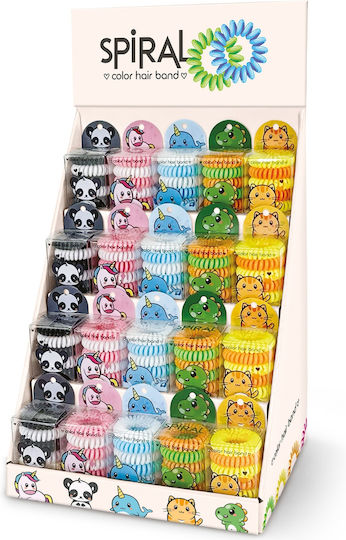 Lebez Elastische Spule Haargummis Glam & Go Bunte Farben 20 Stück Anzeige
