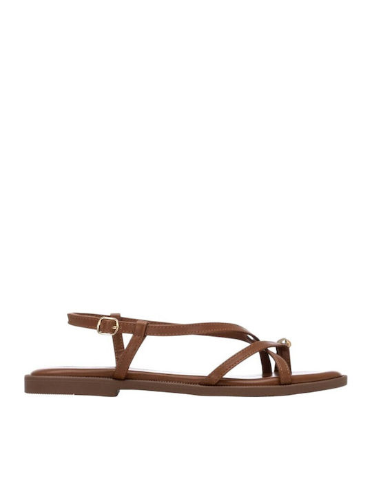 Xti Women's Flat Sandals Tabac Brown