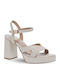 Damen Sandalen Mit Leder Beigen