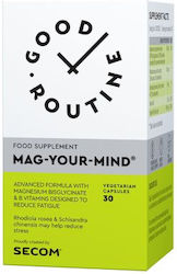 Magnesium Bisglycinate Mag Your Mind Good Routine 30 Capsules Secomsec