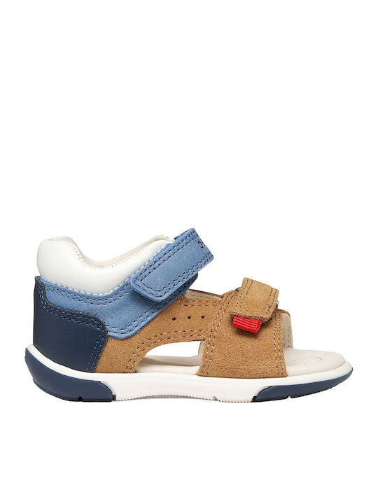 Geox Παιδικά Πέδιλα B Sandal Zapito Καφέ
