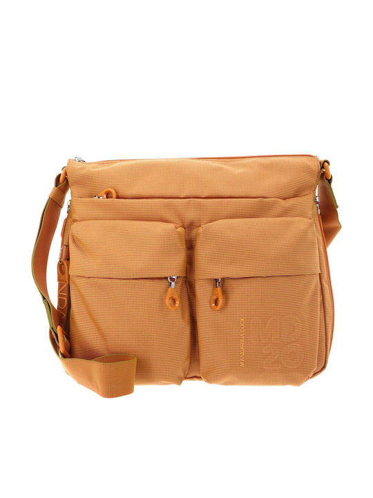 Mandarina Duck Stoff Damen Handtasche Schulter Tabac