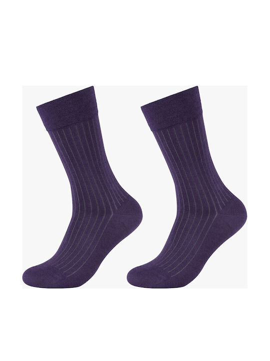 Camano Șosete Pentru Bărbați Violet Deschis 2Pack
